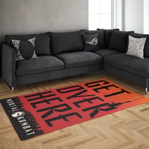 خرید فرش گیمینگ طرح MORTAL KOMBAT GET OVER HERE Rug