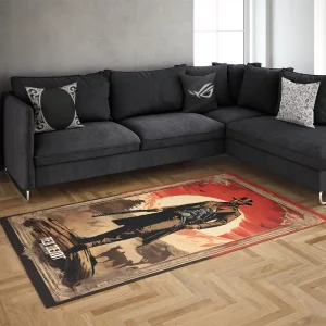 خرید فرش گیمینگ طرح Red Dead 1006 Rug