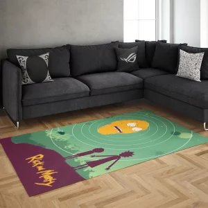 خرید فرش گیمینگ طرح Rick and Morty Rug