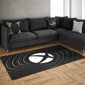 خرید فرش گیمینگ طرح مشکی Xbox Rug