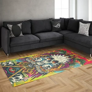 خرید فرش گیمینگ طرح Skull Rug