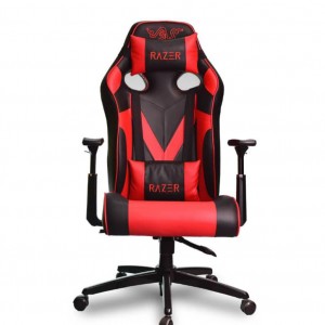 خرید صندلی گیمینگ قرمز مشکی طرح RAZER