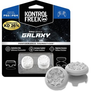 خرید روکش آنالوگ KontrolFreek مخصوص PS5 و PS4 - طرح Galaxy رنگ سفید