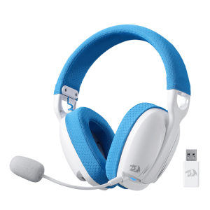خرید هدست بی‌سیم ردراگون Redragon Skuld Pro H878WB Wireless _ سفید آبی