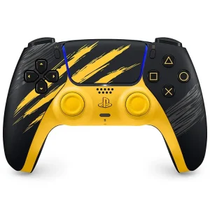 خرید دسته PS5 طرح Marvel’s Wolverine نسخه محدود رنگ زرد