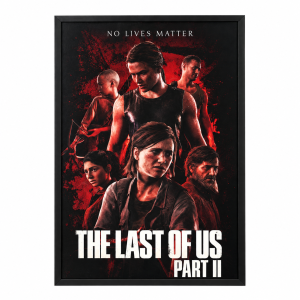 تابلو گیمینگ مخملی طرحA1 The Last of Us Part II سایز 40×60 سانتی‌متر