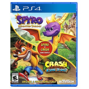 خرید بازی Spyro Reignited Trilogy و بازی Crash N.Sane Trilogy برای PS4