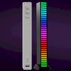 خرید New Upgrade 3D 40LED Sound Control Rhythm Lights Car Music Level Lights