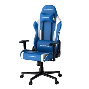 خرید صندلی گیمینگ دی ایکس ریسر مدلDXRacer prince Series Gaming Chair WHITE BLUE
