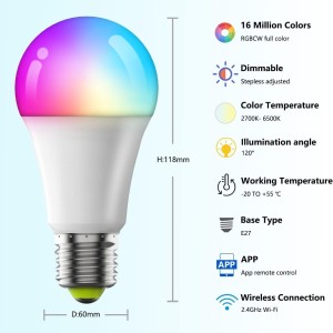 WIFI Smart Bulb 2 PACK