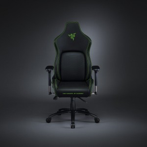 خرید صندلی گیمینگ Razer Iskur XL به همراه بالشتک سر و کمر - سیاه/سبز - XL