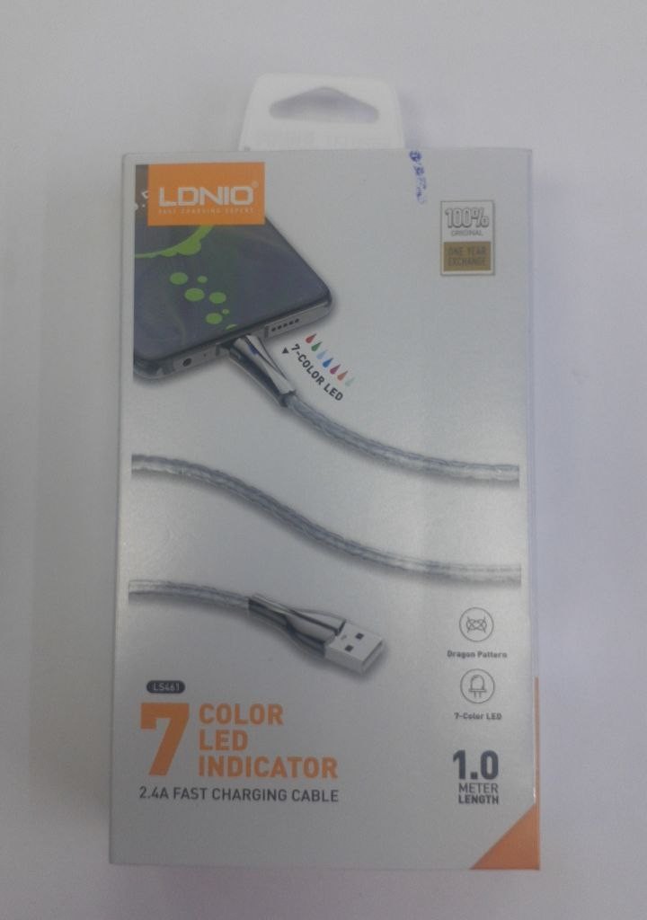 خرید کابل اورجینال الدینیو لایتنینگ به USB فست شارژ 20 وات