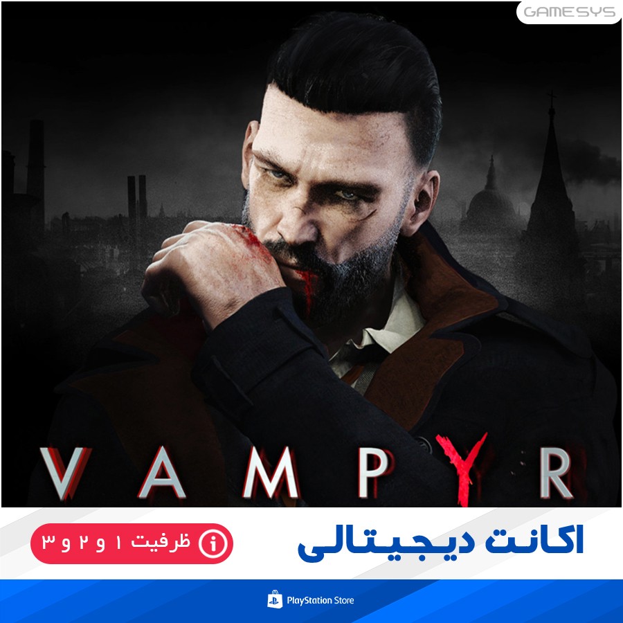 خرید اکانت قانونی بازی Vampyr برای PS4