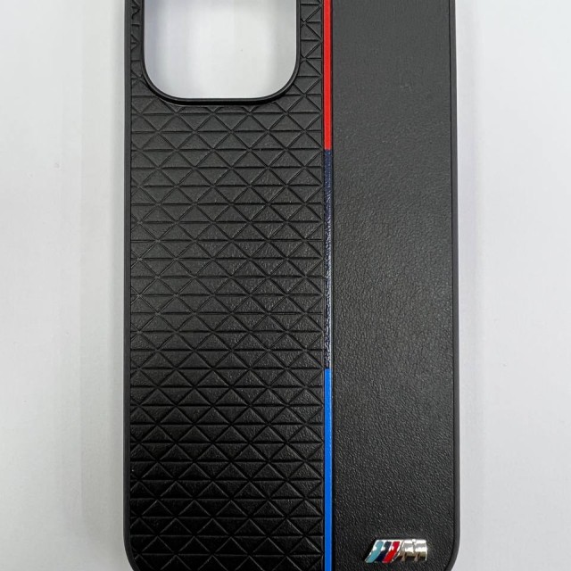 خرید قاب اورجینال چرمی CG Mobile مدل BMW برای  گوشی آیفون 13ProMax-طرح سه