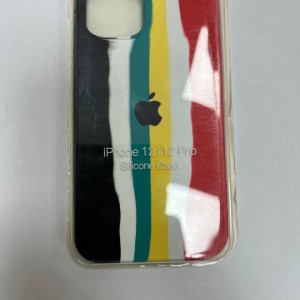 خرید قاب  سیلیکونی رنگین کمانی برای انواع گوشی آیفون - طرح یازده