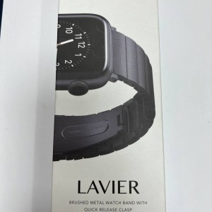 خرید بند استیل اورجینال Viva Madrid مدل Lavier به همراه لولر کوچک کن برای انواع اپل واچ