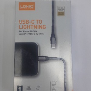 خرید کابل اورجینال الدینیو لایتنینگ به USB فست شارژ 30 وات