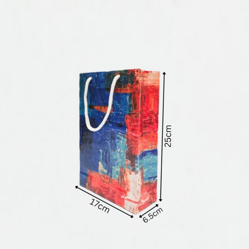 بگ ابرنگی براق سایز 6.5*25*17 (بسته 25 عددی)