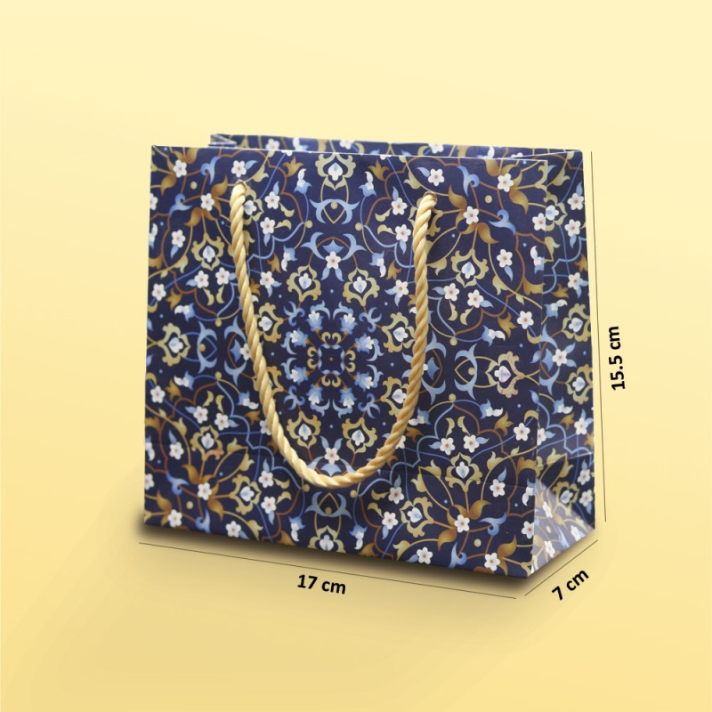 بگ مقوایی سنتی مات سایز7*15.5*17(بسته 25 عددی )