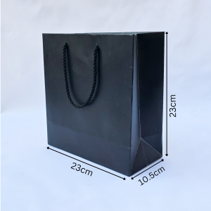 بگ مشکی مات سایز 10.5*23*23 (بسته 25 عددی)