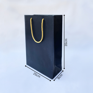 بگ سرمه ای مات سایز 9*35*25 (بسته 25 عددی)