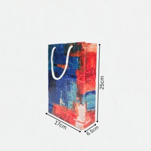 بگ ابرنگی براق سایز 6.5*25*17 (بسته 25 عددی)