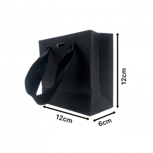 بگ مقوایی مشکی سایز 6*12*12(بسته 25 عددی)