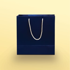 بگ سرمه ای مات سایز 10.5*23*23 (بسته 25 عددی)