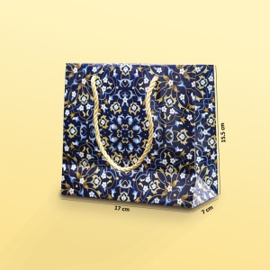 بگ مقوایی سنتی براق سایز 7*15.5*17 (بسته 25 عددی)