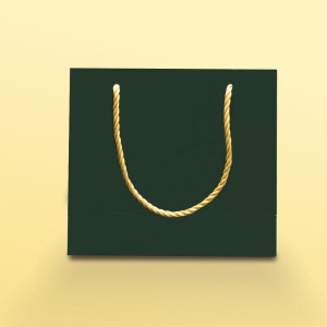 بگ  مقوایی سبز مات سایز 7*15/5*17( بسته25 عددی)