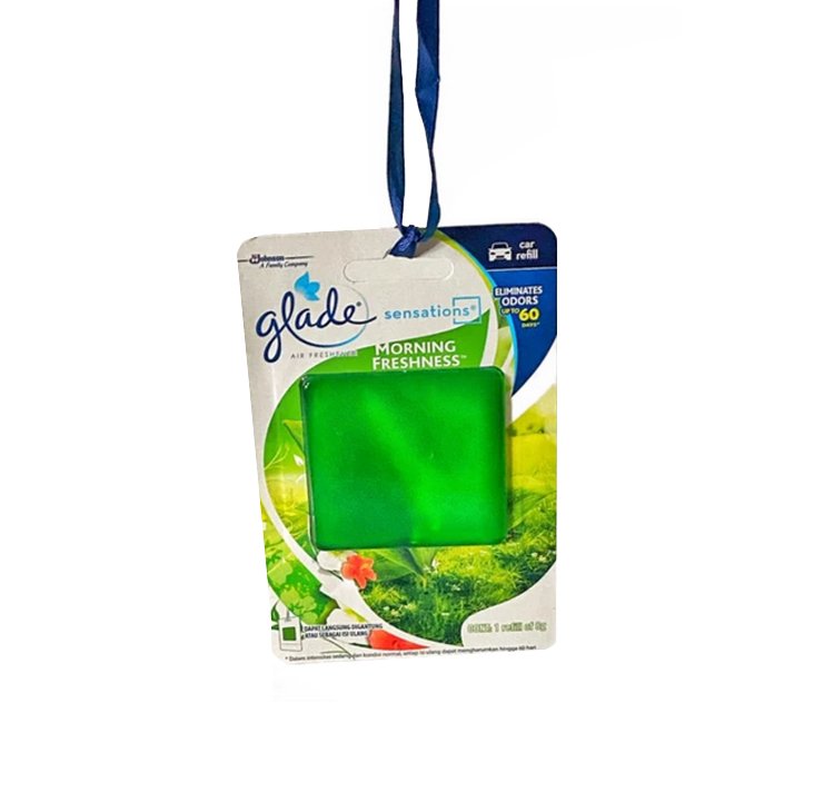 خوشبوکننده خودرو برند گلید مدل کارتی آویزی رایحه صبح تازه