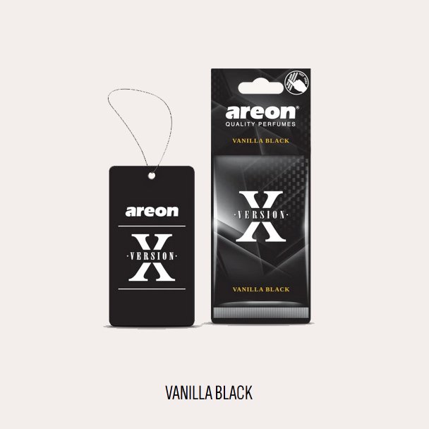 خوشبو کننده خودرو آرئون ایکس ورژن رایحه وانیل سیاه