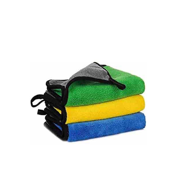 دستمال نظافت خودرو میکروفایبر بسته 2 عددی Jiham Microfiber Cleaning Towel for Car - با جعبه