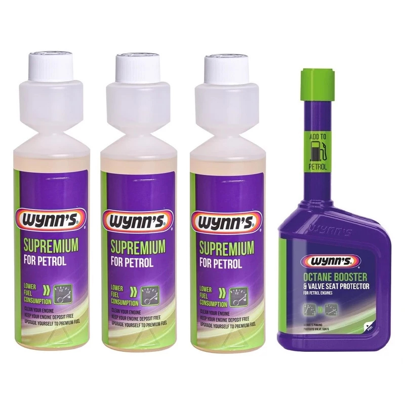 اکتان بوستر و مکمل سوخت وینز مدل سوپرمیوم بوست حجم 325 میلی لیتر بسته 4 عددی