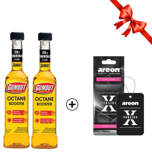 مکمل بنزین خودرو گاموت مدل 1706 حجم 296 میلی لیتر بسته 2 عددی + هدیه خوشبو کننده رایگان