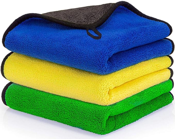 دستمال نظافت خودرو میکروفایبر بسته 2 عددی  Microfiber Cleaning Towel for Car