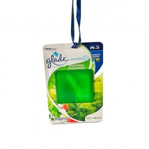 خوشبوکننده خودرو برند گلید مدل کارتی آویزی رایحه صبح تازه