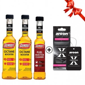 بسته دو عددی اکتان گاموت به همراه انژکتورشور و هدیه خوشبوکننده رایگان