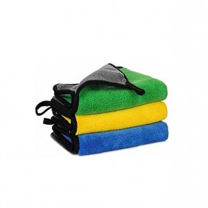 دستمال نظافت خودرو میکروفایبر بسته 2 عددی Jiham Microfiber Cleaning Towel for Car - با جعبه
