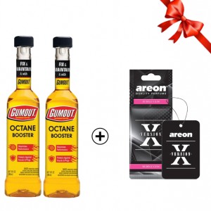 مکمل بنزین خودرو گاموت مدل 1706 حجم 296 میلی لیتر بسته 2 عددی + هدیه خوشبو کننده رایگان