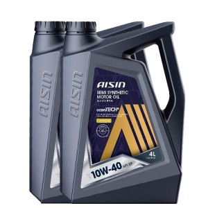 بسته دو عددی روغن موتور 10W40 آیسین حجم 4 لیتر SP