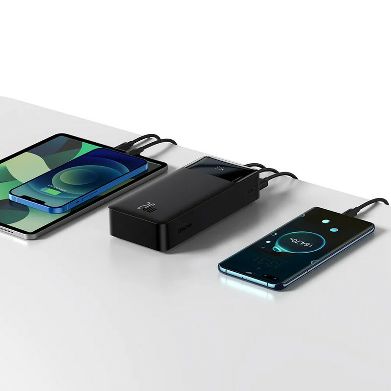 پاوربانک باسئوس مدل PPBD30K ظرفیت 30000 میلی آمپر ساعت