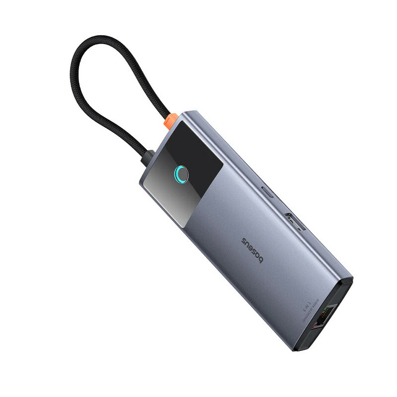 هاب تایپ سی 6 پورت بیسوس Baseus Metal Gleam Series II Hub BS-OH099