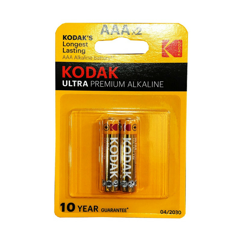 باتری نیم قلمی آلکالاین کداک مدل Kodak Ultra Premium Alkaline پک 2 عددی