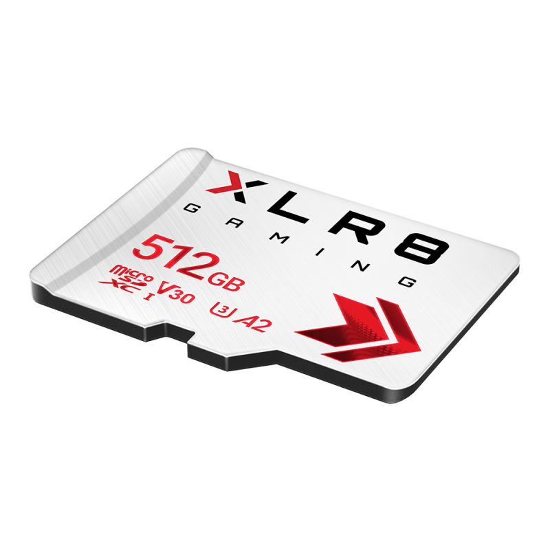 کارت حافظه microSD پی ان وای مدل XLR8 GAMING کلاس 10 / V30 استاندارد UHS-II U3  سرعت 100MBps ظرفیت 512گیگابایت