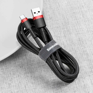 کابل تبدیل USB به USB-C باسئوس مدل CATKLF-B91 Cafule طول 1 متر