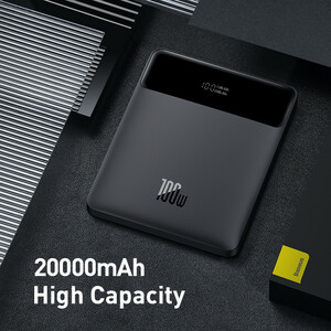 پاوربانک باسئوس مدل PPBLD100-S 100W ظرفیت 20000 میلی آمپر ساعت