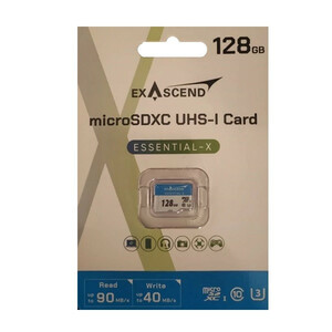 کارت حافظه MicroSDXC اگزاسند مدل ExAscend Essential-X UHS-I U3 V10 ظرفیت 128 گیگابایت