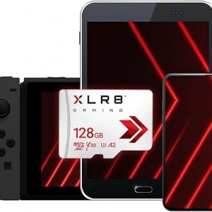 کارت حافظه microSD پی ان وای مدل XLR8 GAMING کلاس 10 / V30 استاندارد UHS-II U3  سرعت 100MBps ظرفیت 128 گیگابایت