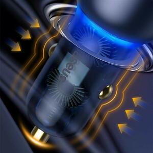 شارژر فندکی 65 وات باسئوس مدل Dual Quick Charger-65W  CCKX-C0A